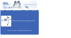 Desktop Screenshot of neuralsimulationlanguage.org